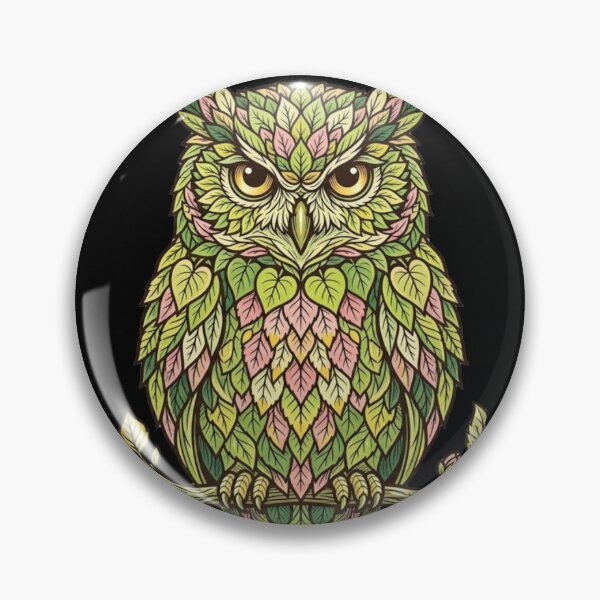 Item preview, Intricate Nature Leaf Owl Illustration designed and sold by Xyshope.