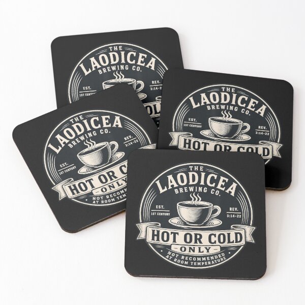 Item preview, The Laodicea Brewing Co Hot Or Cold Coffee Tea Vintage Design designed and sold by DonnaLoly.