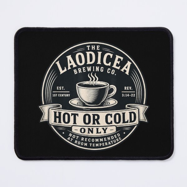 Item preview, The Laodicea Brewing Co Hot Or Cold Coffee Tea Vintage Design designed and sold by DonnaLoly.