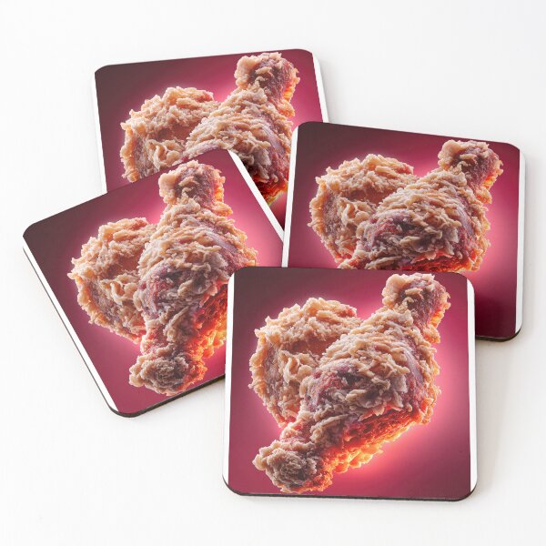 Item preview, Golden Crispy Fried Chicken Drumstick | Crunchy Food Art | Crispy Comfort Food Illustration designed and sold by Grafititee.