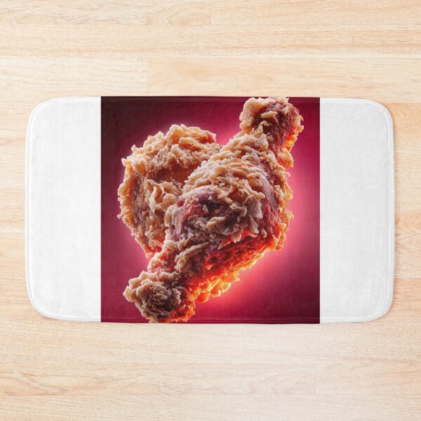Item preview, Golden Crispy Fried Chicken Drumstick | Crunchy Food Art | Crispy Comfort Food Illustration designed and sold by Grafititee.