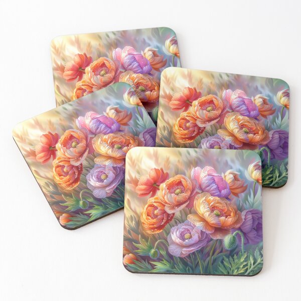 Item preview, Poppy Meadow with Dew Drops designed and sold by MargaretWiktor.