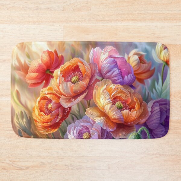 Item preview, Poppy Meadow with Dew Drops designed and sold by MargaretWiktor.