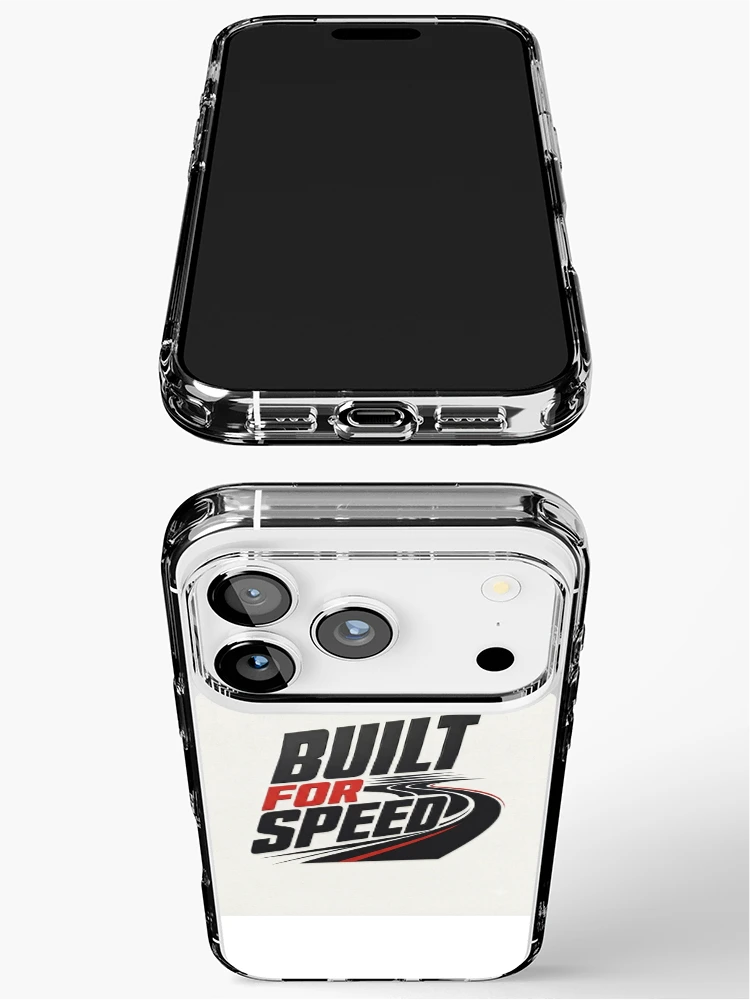 Thumbnail 3 of 5, iPhone Case, Built For Speed Typography Racing Design designed and sold by Vertexlab.