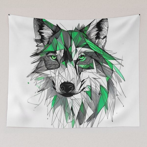 Item preview, Geometric Wolf Silhouette designed and sold by Aditya Andri Purnama.