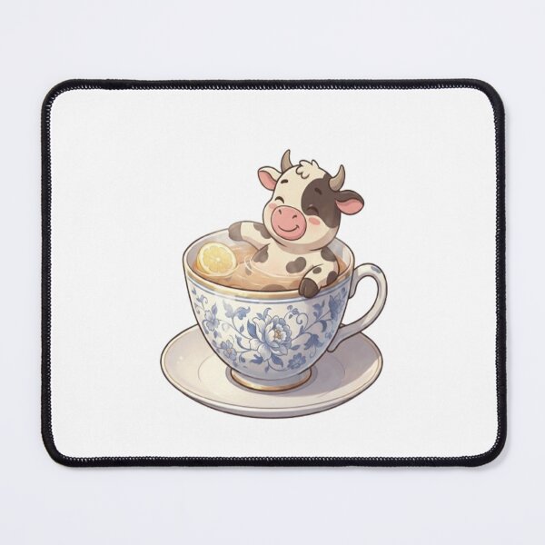 Item preview, Cute Cow Relaxing In Teacup designed and sold by Ella_Sketch.
