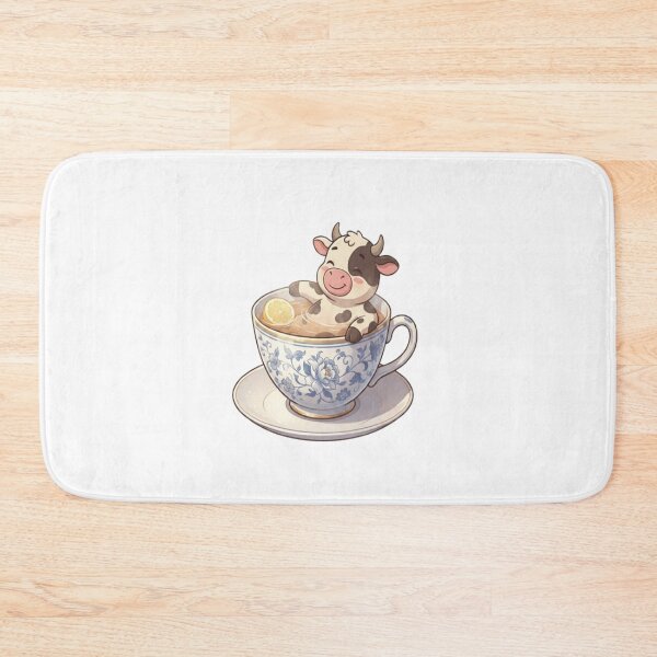 Item preview, Cute Cow Relaxing In Teacup designed and sold by Ella_Sketch.