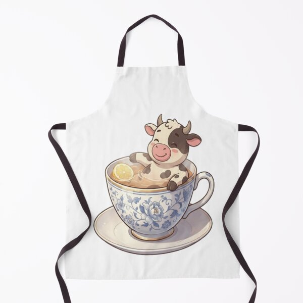 Item preview, Cute Cow Relaxing In Teacup designed and sold by Ella_Sketch.
