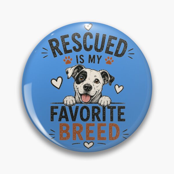 Item preview, Rescued Is My Favorite Breed Cute Dogs And Cats Rescue Lover Design designed and sold by Evelashop.