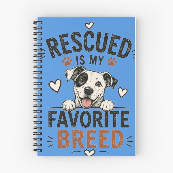 Item preview, Rescued Is My Favorite Breed Cute Dogs And Cats Rescue Lover Design designed and sold by Evelashop.