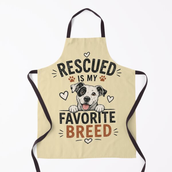 Item preview, Rescued Is My Favorite Breed Cute Dogs And Cats Rescue Lover Design designed and sold by Evelashop.