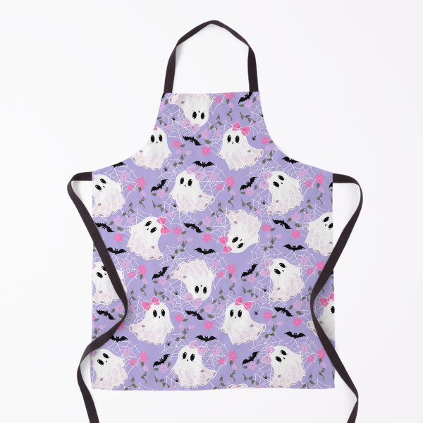 Item preview, Cute Pastel Purple Coquette Ghosts with Bows designed and sold by WonderAndWhim.