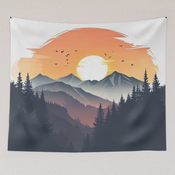 Item preview, Mountain Sunrise Silhouette designed and sold by Aditya Andri Purnama.