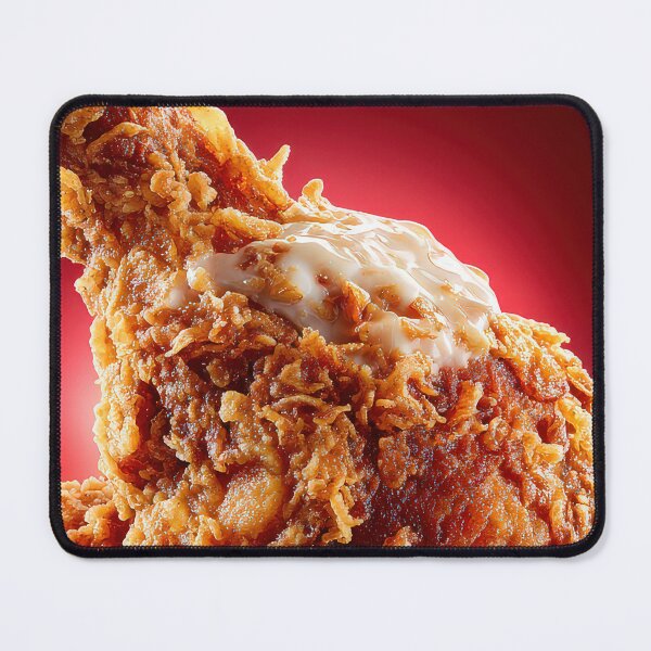 Item preview, Golden Crispy Fried Chicken Drumstick | Crunchy Food Art | Crispy Comfort Food Illustration designed and sold by Grafititee.