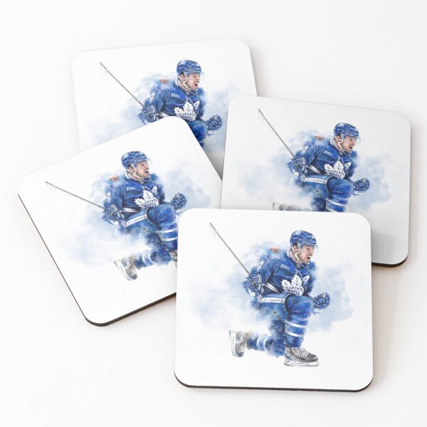 Item preview, Auston Matthews Ice Hockey Celebration Watercolor Art designed and sold by Turnersports.
