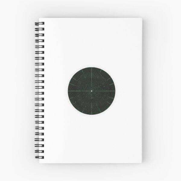 Item preview, Minimalist Green Retro Radar Screen Sonar Grid Art designed and sold by ByKayaPrints.