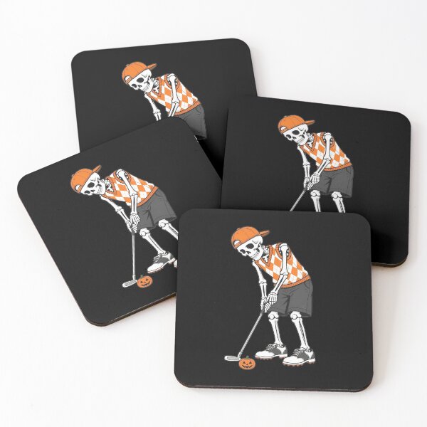 Item preview, Halloween Skeleton Playing Golf Funny Golfer Boys Kids Men designed and sold by clothesy7.