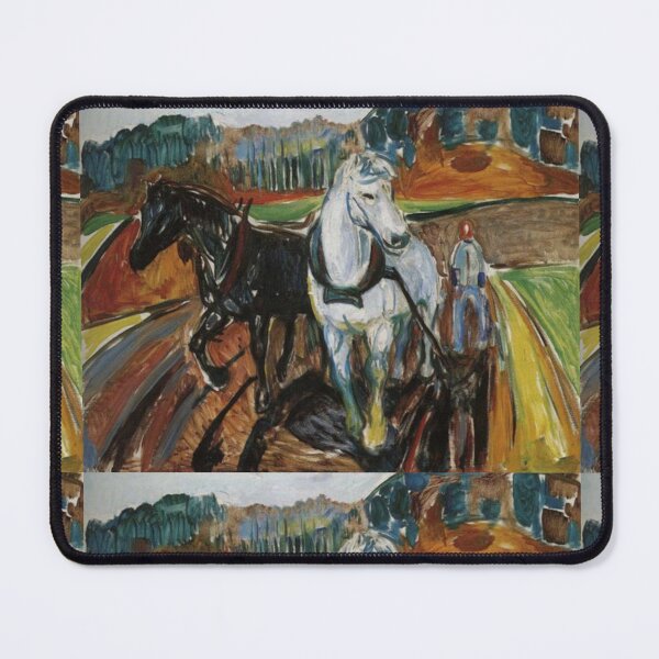 Item preview, Horse Team Edvard Munch Art designed and sold by ArtUnova.