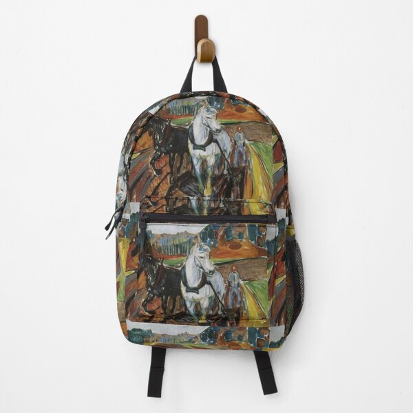 Item preview, Horse Team Edvard Munch Art designed and sold by ArtUnova.