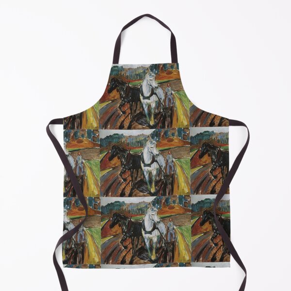 Item preview, Horse Team Edvard Munch Art designed and sold by ArtUnova.