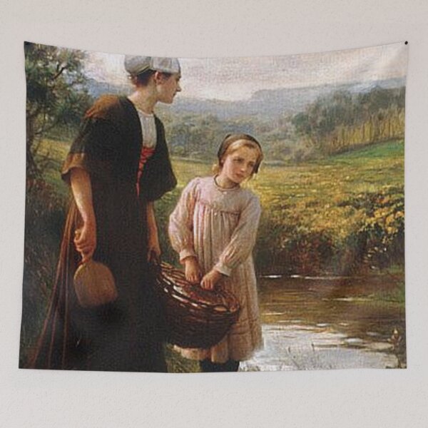 Item preview, Washerwomen in Brittany designed and sold by tomorrowsart.