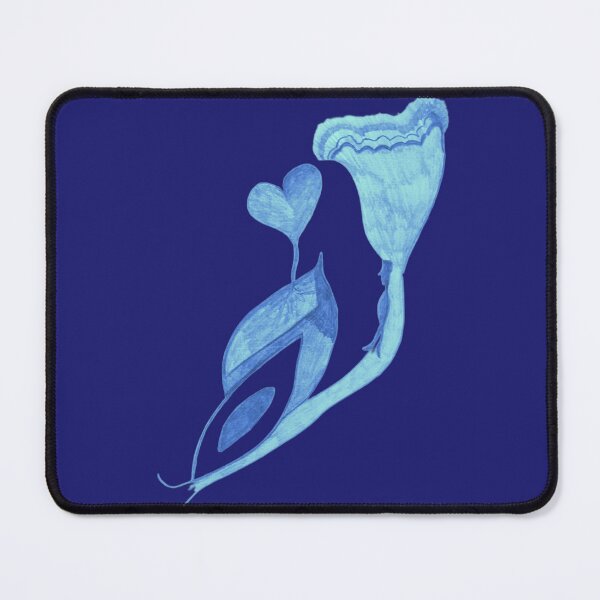 Item preview, The Sea Glass Flower - High Vibration Royal Azure designed and sold by energyoflove333.