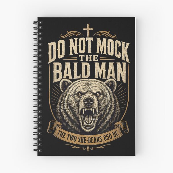 Item preview, Do Not Mock The Bald Man Two She Bears Biblical Prophecy designed and sold by ToyaVitoricu.