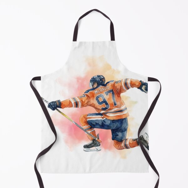 Item preview, Connor McDavid 97 Hockey Celebration Watercolor Art designed and sold by Turnersports.