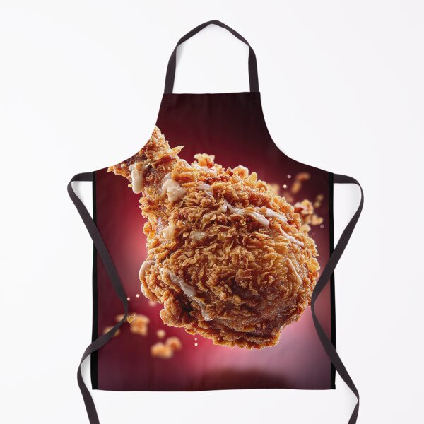 Item preview, Muslo de pollo frito crujiente y dorado | Arte culinario crujiente | Ilustración de comida reconfortante crujiente designed and sold by Grafititee.
