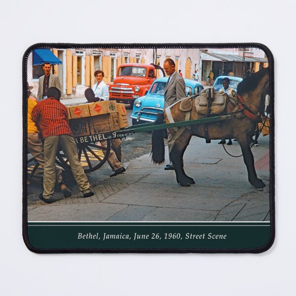 Item preview, Bethel, Jamaica, June 26, 1960, Horse Cart, Horse Pulls Packages to Sidewalk designed and sold by AMacGPhilly.