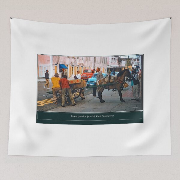 Item preview, Bethel, Jamaica, June 26, 1960, Horse Cart, Horse Pulls Packages to Sidewalk designed and sold by AMacGPhilly.