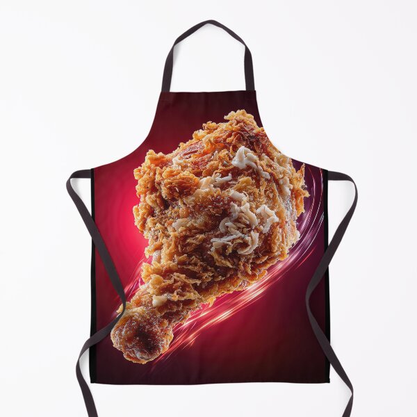 Item preview, Muslo de pollo frito crujiente y dorado | Arte culinario crujiente | Ilustración de comida reconfortante crujiente designed and sold by Grafititee.
