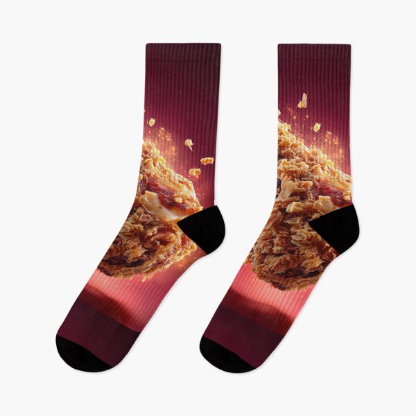 Item preview, Golden Crispy Fried Chicken Drumstick | Crunchy Food Art | Crispy Comfort Food Illustration designed and sold by Grafititee.