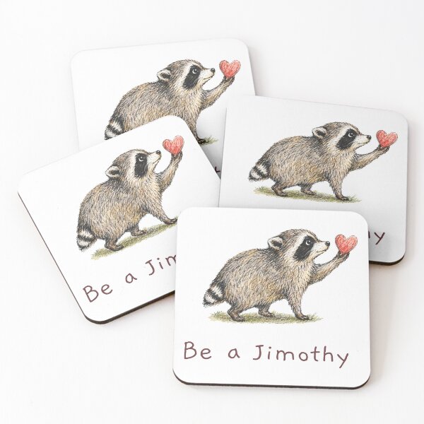 Item preview, Jimothy RIP Viral Raccoon Seattle Icon designed and sold by MichaelBurnLove.