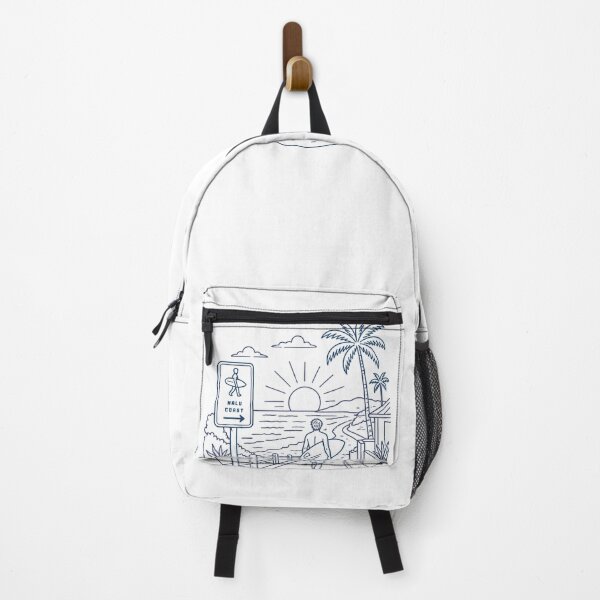 Item preview, Surfer’s Walk Line Art | Minimal Tropical Beach Illustration designed and sold by Nalu Coast.