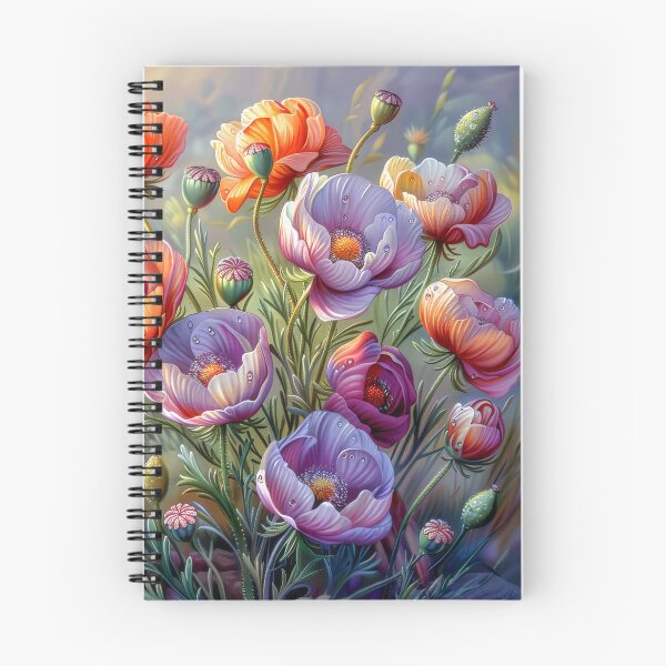 Item preview, Poppy Meadow with Dew Drops designed and sold by MargaretWiktor.