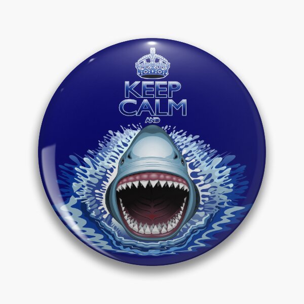 Item preview, Keep Calm and...Shark Jaws Attack!  designed and sold by BluedarkArt.