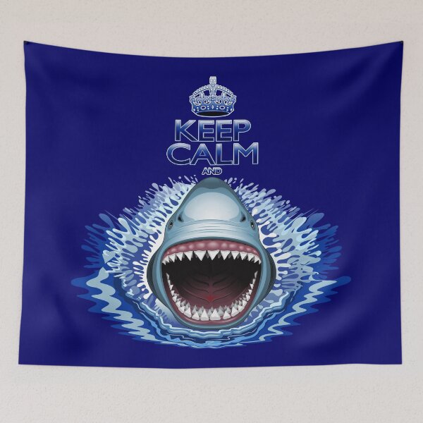 Item preview, Keep Calm and...Shark Jaws Attack!  designed and sold by BluedarkArt.