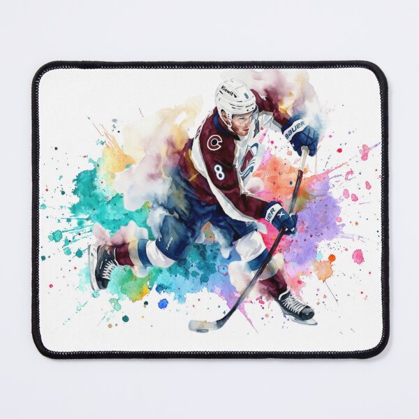 Item preview, Cale Makar #8 Colorado Ice Hockey Player Art designed and sold by Turnersports.