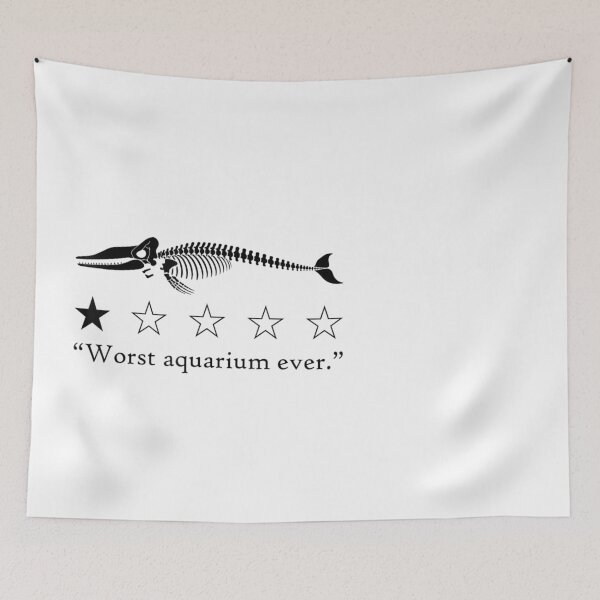 Item preview, Worst Aquarium Ever Funny Whale Skeleton Graphic designed and sold by LASTIQUE-dd.