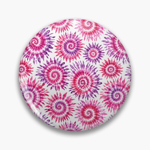 Item preview, Monarda Tie Dye Swirl Botanical Seamless Pattern designed and sold by Inkworksbyshery.