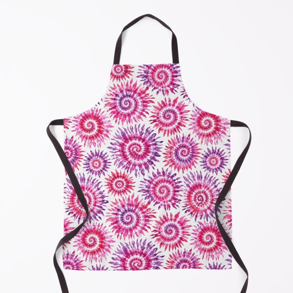 Item preview, Monarda Tie Dye Swirl Botanical Seamless Pattern designed and sold by Inkworksbyshery.