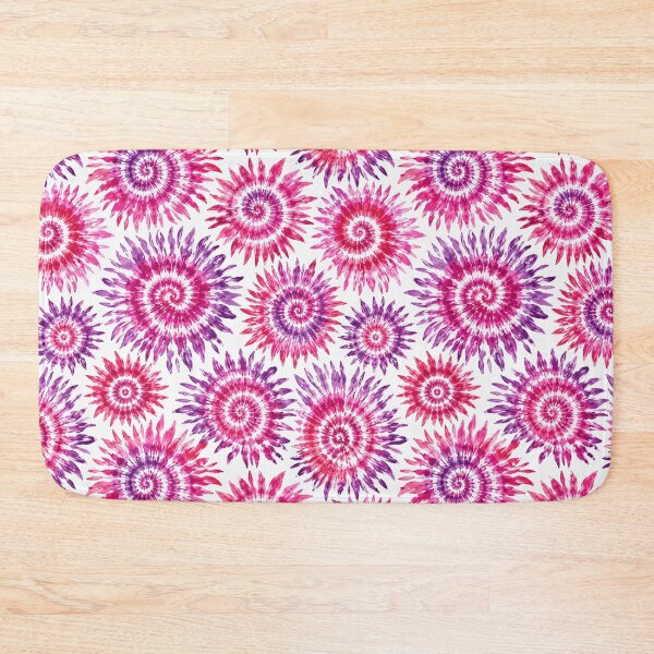 Item preview, Monarda Tie Dye Swirl Botanical Seamless Pattern designed and sold by Inkworksbyshery.