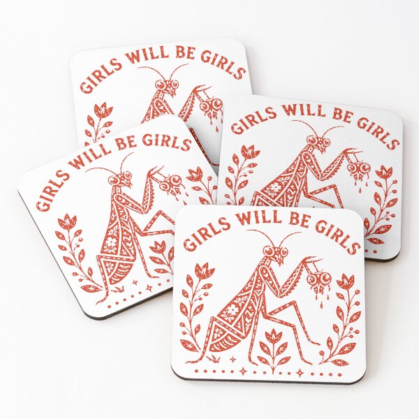 Item preview, Girls Will Be Girls Mantis Feminism Vintage Art designed and sold by AmerieAbi.
