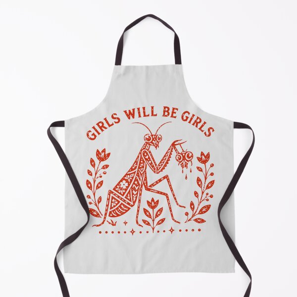 Item preview, Girls Will Be Girls Mantis Feminism Vintage Art designed and sold by AmerieAbi.