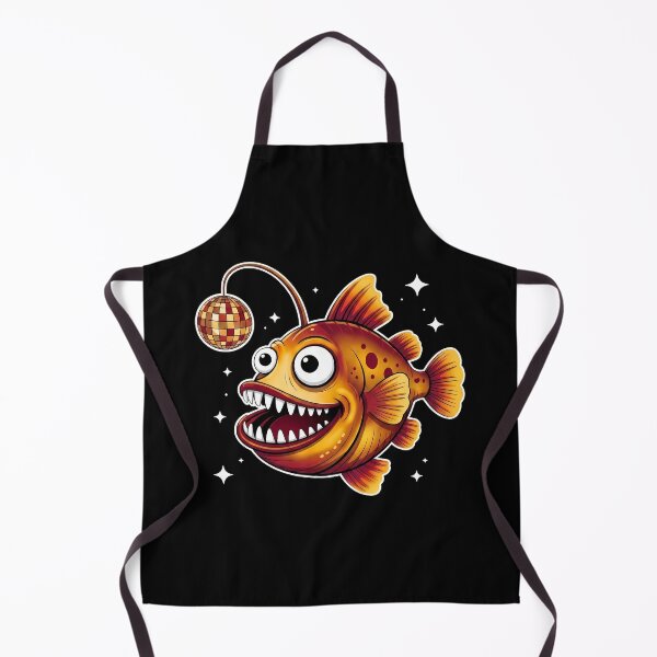 Item preview, Retro Disco Ball Anglerfish Deep Sea Cartoon designed and sold by k3rstman1.