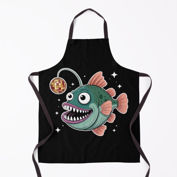 Item preview, Retro Disco Anglerfish Deep Sea Party designed and sold by k3rstman1.