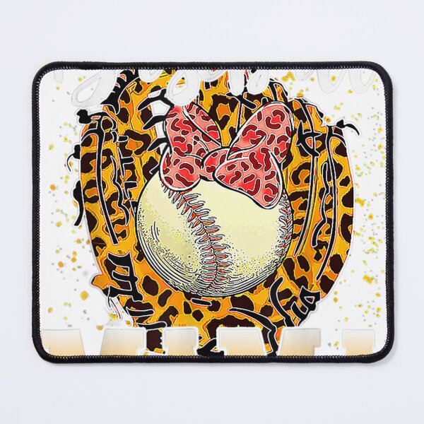 Item preview, Softball Baseball Mom Leopard Tee Mother's Day designed and sold by Moonifillst.