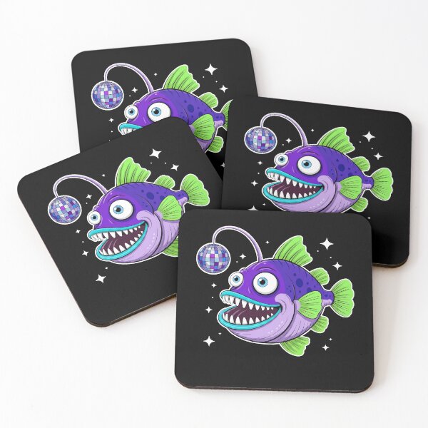 Item preview, Funny Purple Disco Anglerfish Cartoon designed and sold by k3rstman1.
