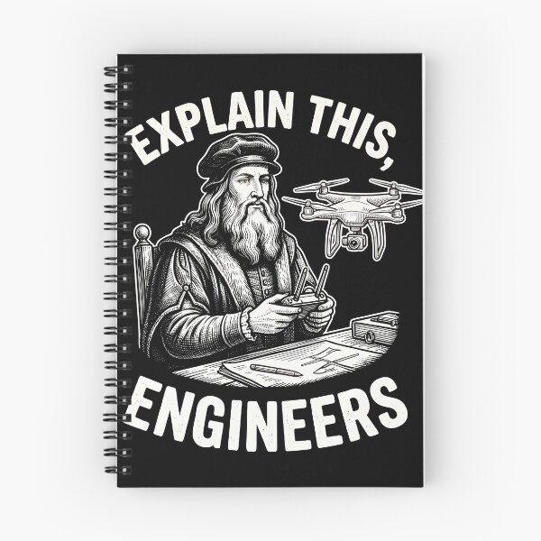 Item preview, Leonardo Da Vinci Drone Pilot Engineer Humor designed and sold by k3rstman1.